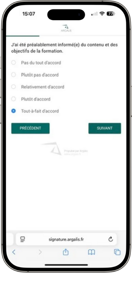 Illustration de l'évaluation de la satisfaction sur différents appareils